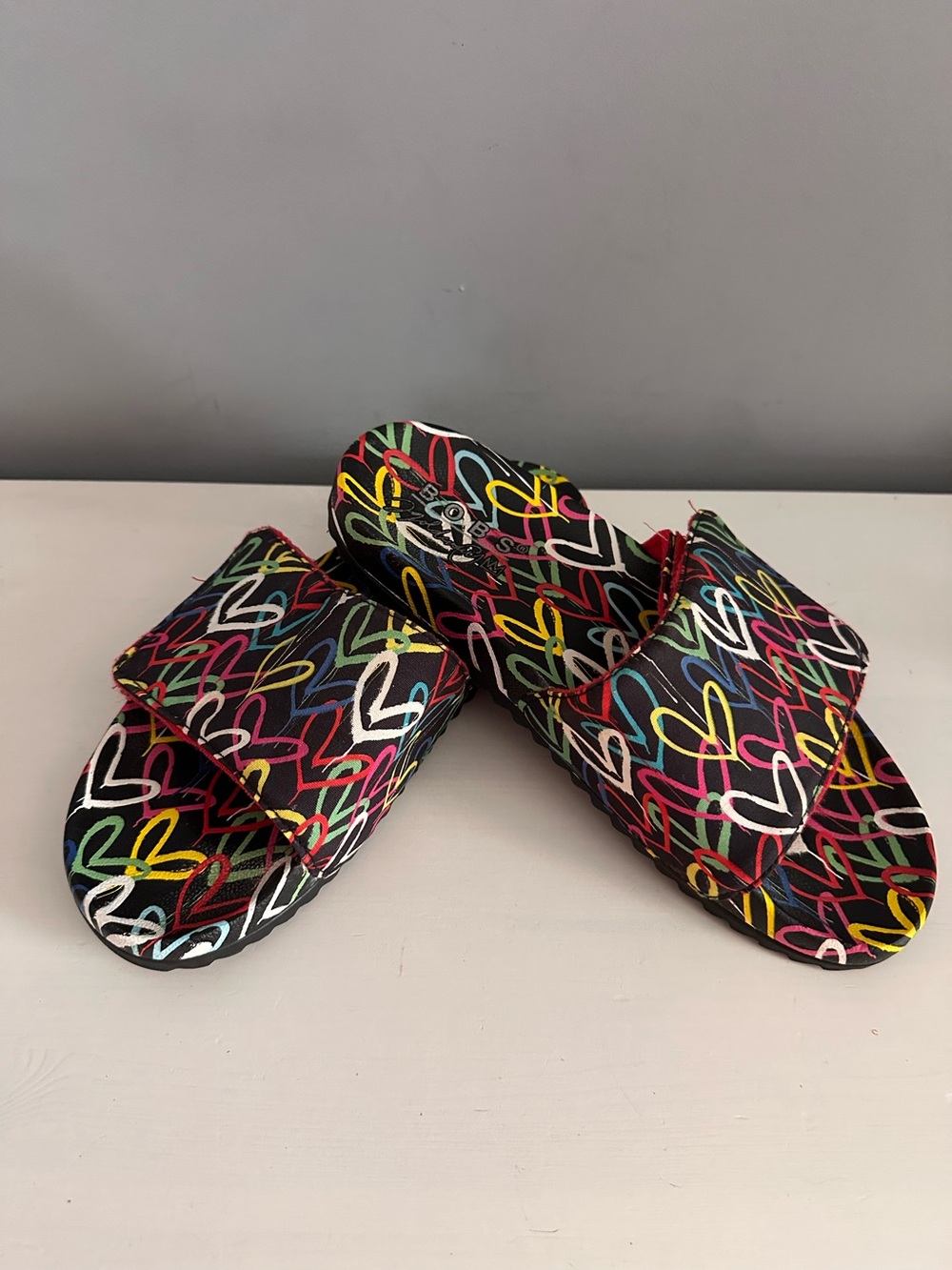 BOBS from SKECHERS - Women’s, Pop Up, James Goldcrown, Slides, Sandals, Size 8